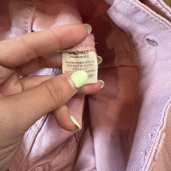 Altar'd State Pink Cargo Pants Women's Size XS Boho Wide Leg Inseam 31" - Picture 7 of 7